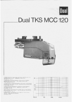 Dual TKS-MCC-120-Owners-Manual 